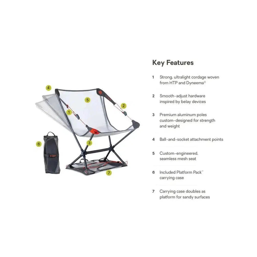 NEMO Moonlite Elite Reclining Camp Chair-Camping - Camp Furniture - Chairs-NEMO-Appalachian Outfitters