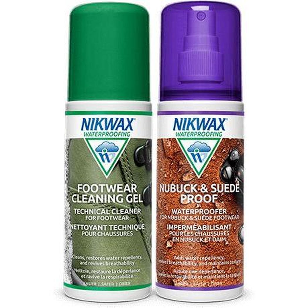 Nikwax Nubuck and Suede Proof Duo-Pack - Spray On-Camping - Accessories - Cleaning & Maintenance-Nikwax-Appalachian Outfitters