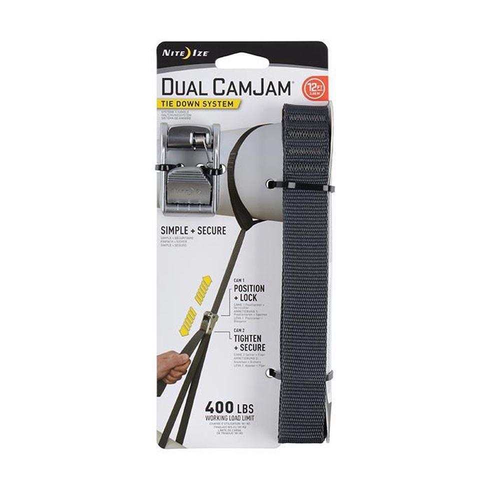 Nite Ize-Dual CamJam Tie Down System 12' & 18'-Appalachian Outfitters