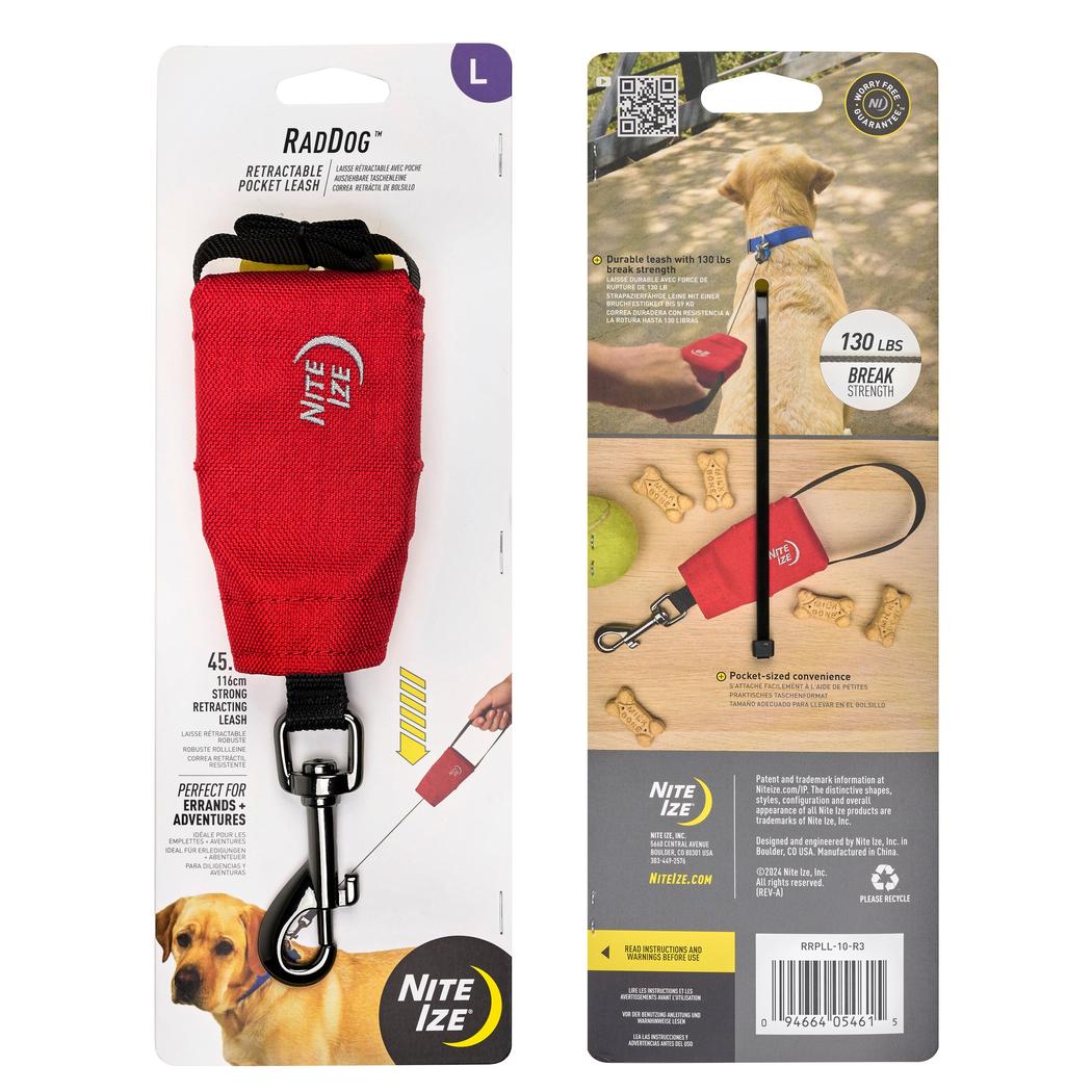 Nite Ize RadDog Retractable Pocket Leash-Pets - Safety - Lights-Nite Ize-Appalachian Outfitters
