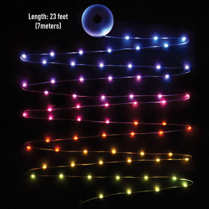 Nite Ize Radiant StarLit Rechargeable Lantern and String Light DiscO-Camping - Lighting - Headlamps-Nite Ize-Appalachian Outfitters