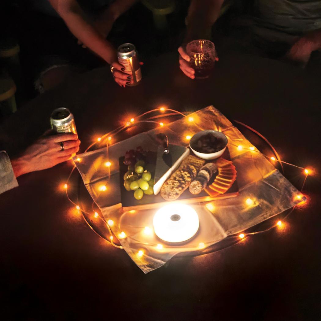 Nite Ize Radiant StarLit Rechargeable Lantern and String Light DiscO-Camping - Lighting - Headlamps-Nite Ize-Appalachian Outfitters