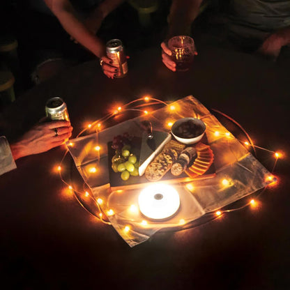 Nite Ize Radiant StarLit Rechargeable Lantern and String Light DiscO-Camping - Lighting - Headlamps-Nite Ize-Appalachian Outfitters