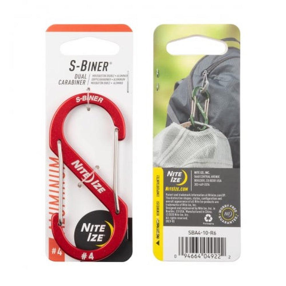 S-Biner Aluminum Dual Carabiner #2-Camping - Accessories-Nite Ize-Red-Appalachian Outfitters