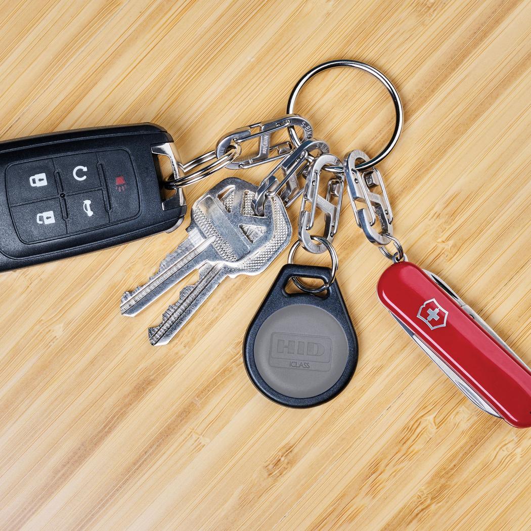 Nite Ize S-Biner NanoLock - Stainless - 4 Pack-Camping - Accessories-Nite Ize-Appalachian Outfitters