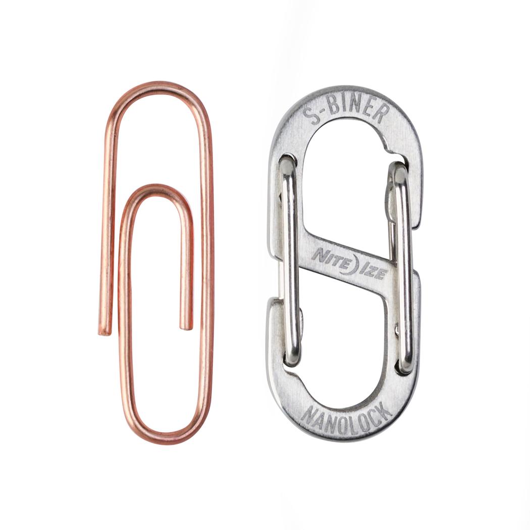 Nite Ize S-Biner NanoLock - Stainless - 4 Pack-Camping - Accessories-Nite Ize-Appalachian Outfitters