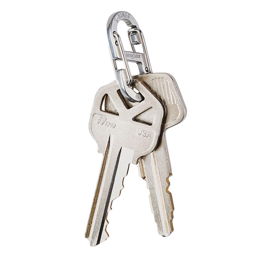 Nite Ize S-Biner NanoLock - Stainless - 4 Pack-Camping - Accessories-Nite Ize-Appalachian Outfitters