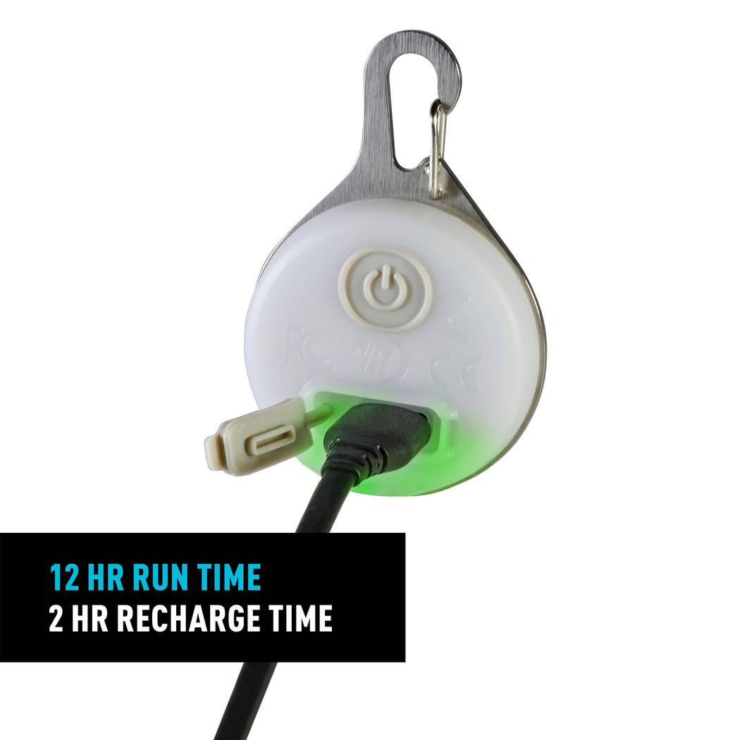 Nite Ize SpotLit Splash Waterproof Rechargeable Collar Light - Disc-O Select-Pets - Safety - Lights-Nite Ize-Appalachian Outfitters