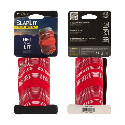 Nite Ize SlapLit LED Drink Wrap-Camping - Accessories-Red-Appalachian Outfitters