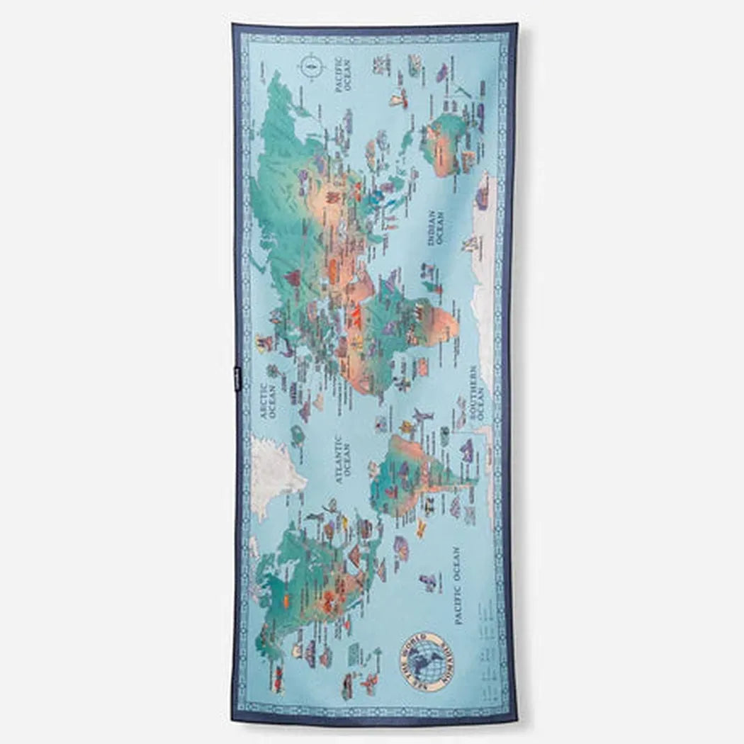 Nomadix Original Towel-Camping - First Aid - Hygenie-Nomadix-World Map-Appalachian Outfitters