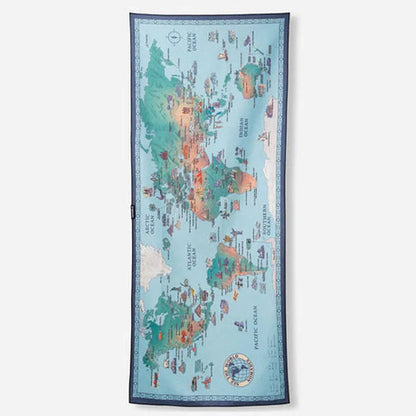 Nomadix Original Towel-Camping - First Aid - Hygenie-Nomadix-World Map-Appalachian Outfitters