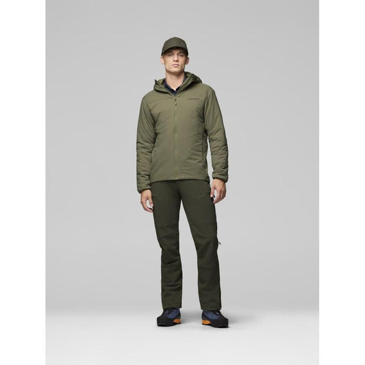 Norrona Men's Femund Thermo60 Zip Hood-Men's - Clothing - Tops-Norrona-Olive Night-M-Appalachian Outfitters