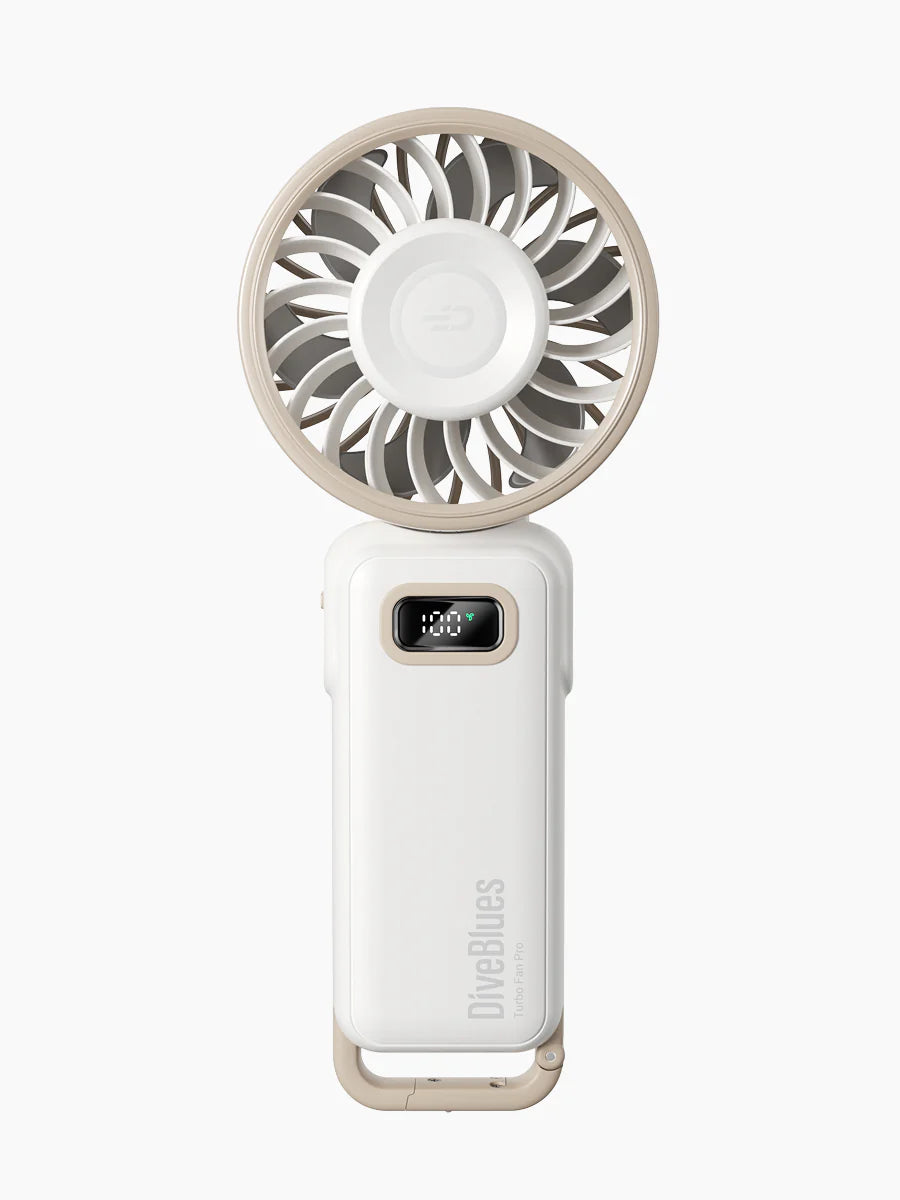 Diveblues Fanzy Handheld Fan-Camping - Accessories-Ocoopa-White-Appalachian Outfitters