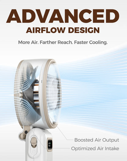 Diveblues Fanzy Handheld Fan-Camping - Accessories-Ocoopa-Appalachian Outfitters