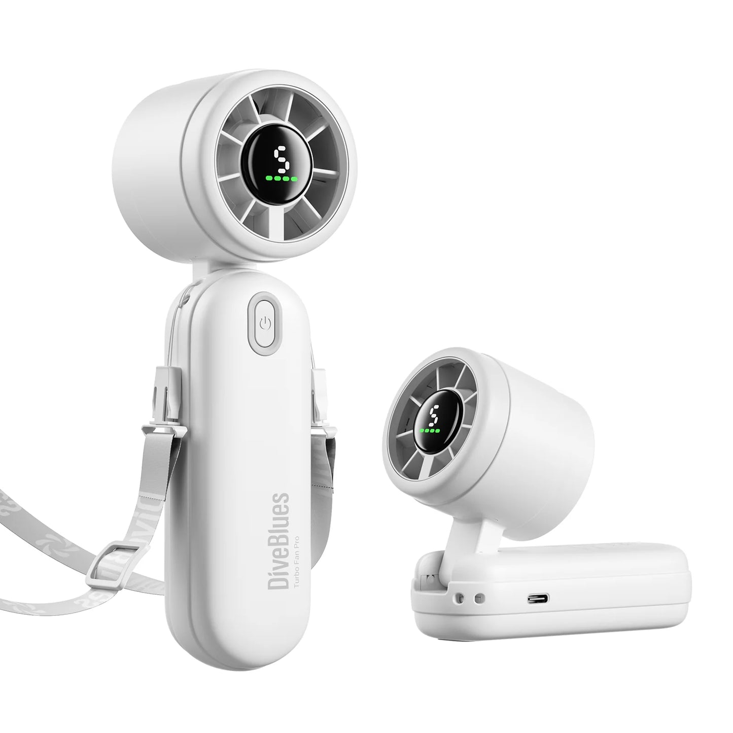 Diveblues iTurbo Handheld Fan-Accessories - Phone & Tech-Ocoopa-White-Appalachian Outfitters