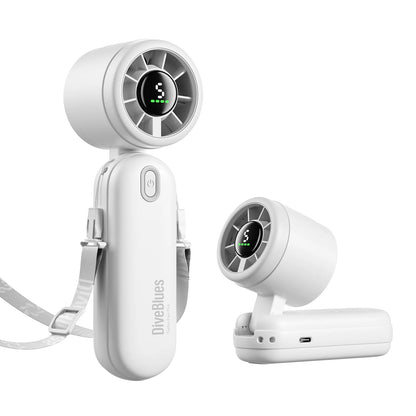 Diveblues iTurbo Handheld Fan-Accessories - Phone & Tech-Ocoopa-White-Appalachian Outfitters