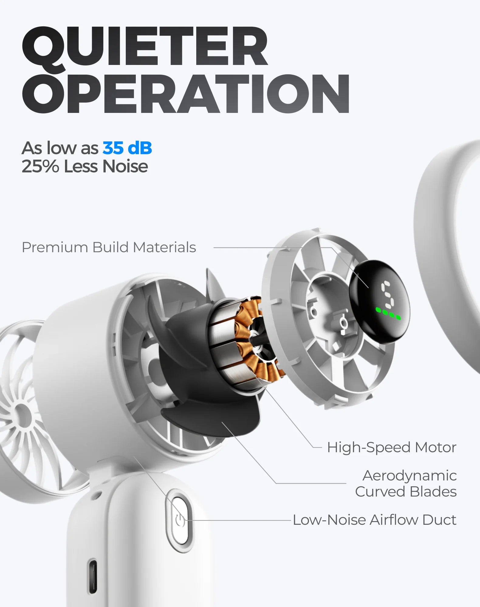 Diveblues iTurbo Handheld Fan-Accessories - Phone & Tech-Ocoopa-Appalachian Outfitters
