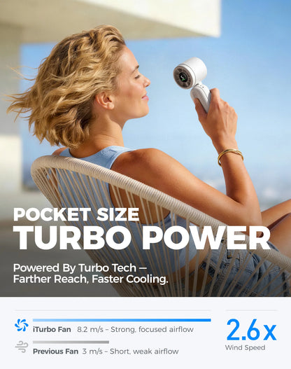 Diveblues iTurbo Handheld Fan-Accessories - Phone & Tech-Ocoopa-Appalachian Outfitters