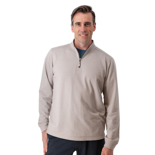 Old Ranch Men's Conall 1/4 Zip Pullover-Men's - Clothing - Tops-Old Ranch-Ash-M-Appalachian Outfitters
