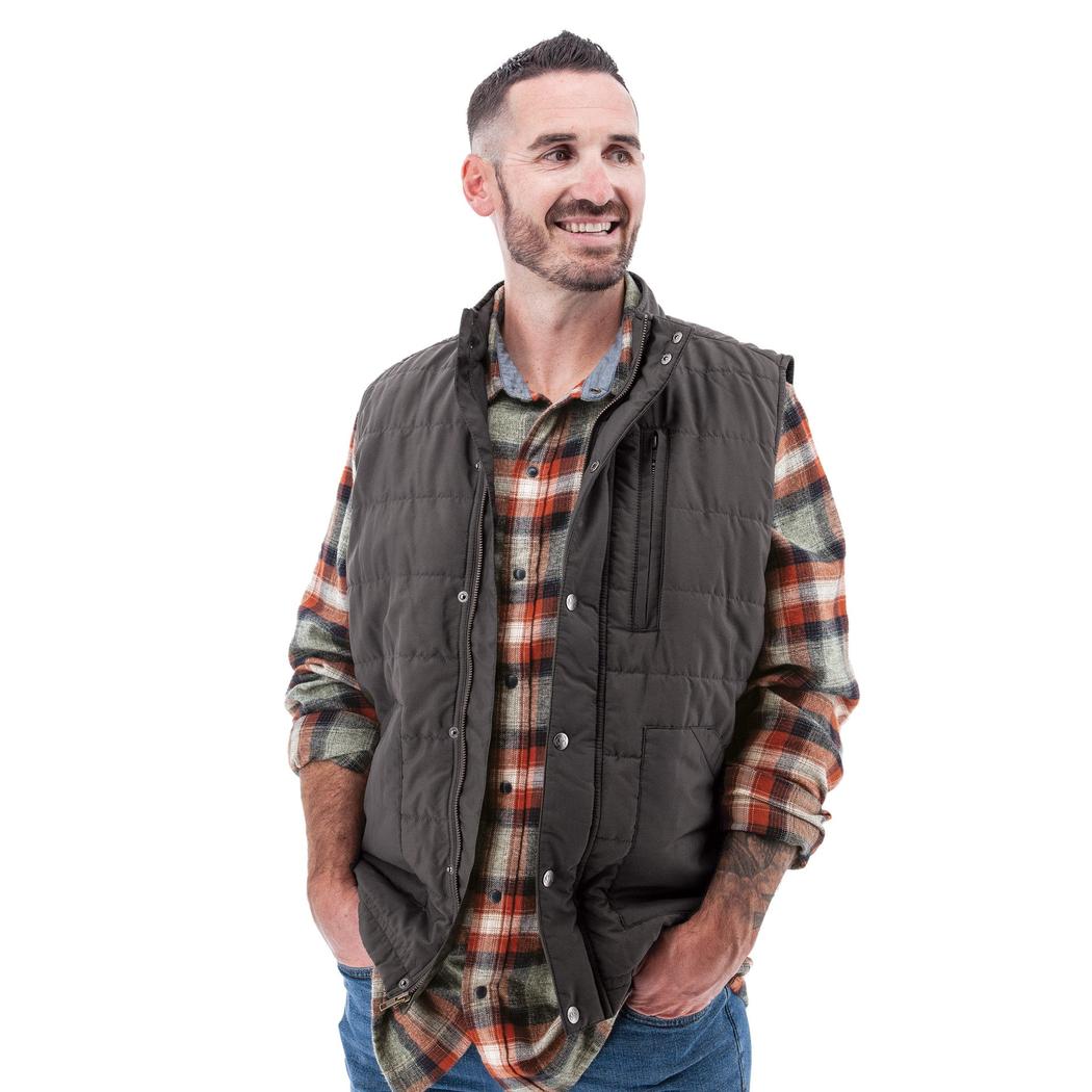 Old Ranch Men's Jameson Vest-Men's - Clothing - Tops-Old Ranch-Smoke-M-Appalachian Outfitters