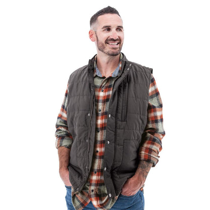 Old Ranch Men's Jameson Vest-Men's - Clothing - Tops-Old Ranch-Smoke-M-Appalachian Outfitters