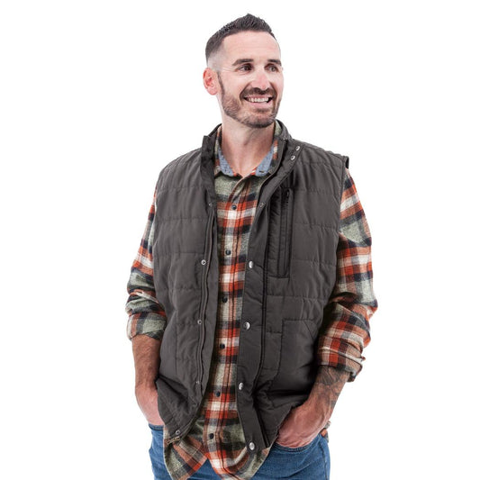 Old Ranch Men's Jameson Vest-Men's - Clothing - Tops-Old Ranch-Smoke-M-Appalachian Outfitters