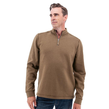 Old Ranch Men's Ozark 1/4 Zip Pullover-Men's - Clothing - Tops-Old Ranch-Teak-M-Appalachian Outfitters