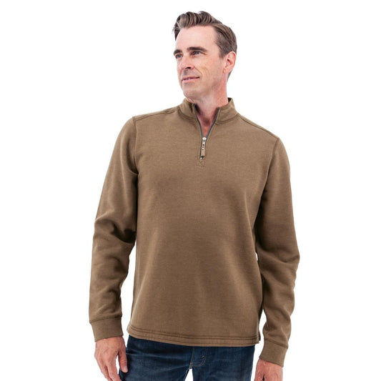 Old Ranch Men's Ozark 1/4 Zip Pullover-Men's - Clothing - Tops-Old Ranch-Teak-M-Appalachian Outfitters
