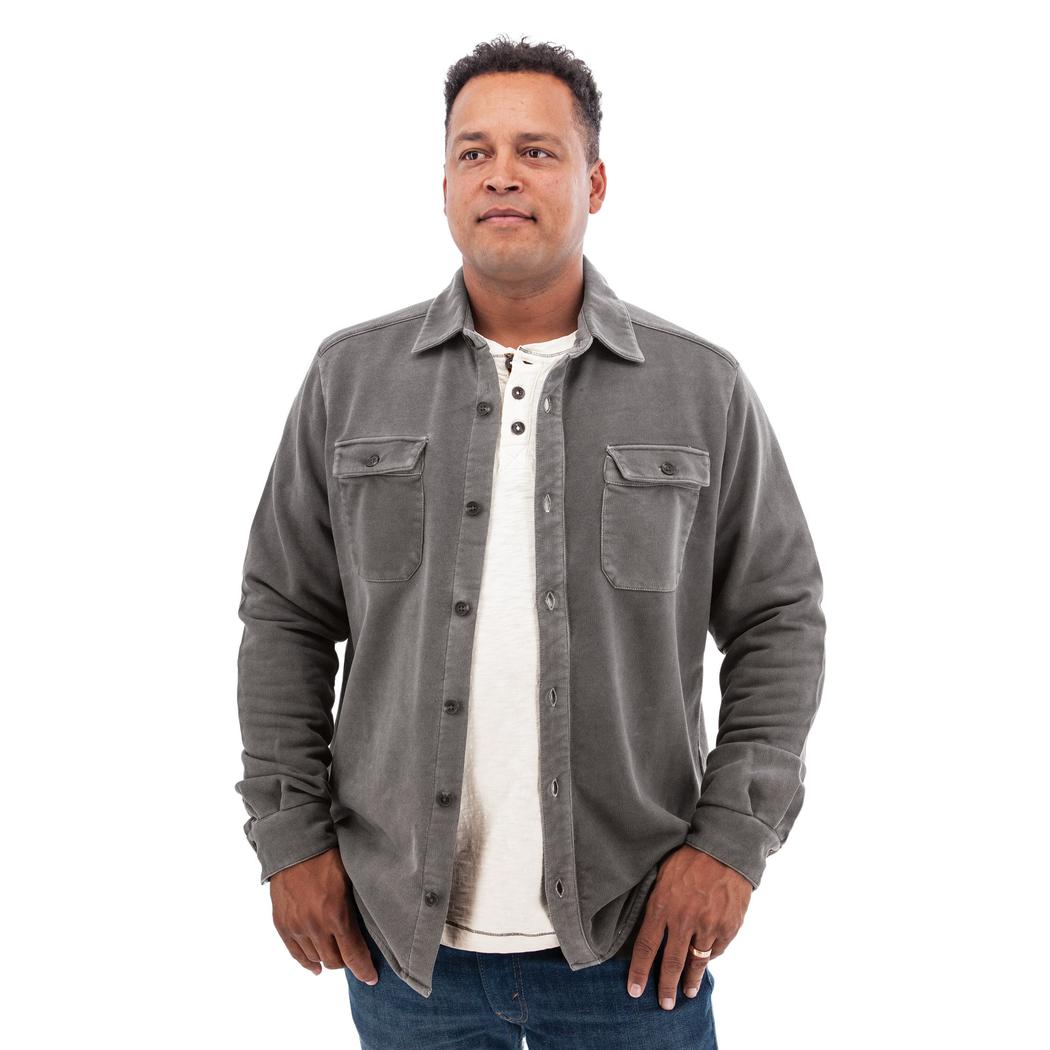 Old Ranch Men's Sprague Is Shirt-Men's - Clothing - Tops-Old Ranch-Smoked Pearl-M-Appalachian Outfitters