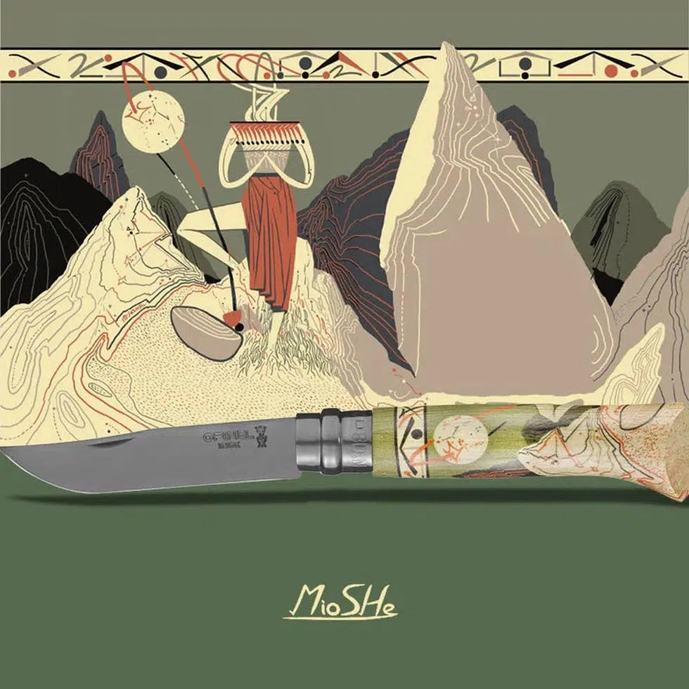 Opinel N.08 Artist Limited Nature Edition - Mioshe-Camping - Accessories - Knives-Opinel-Appalachian Outfitters