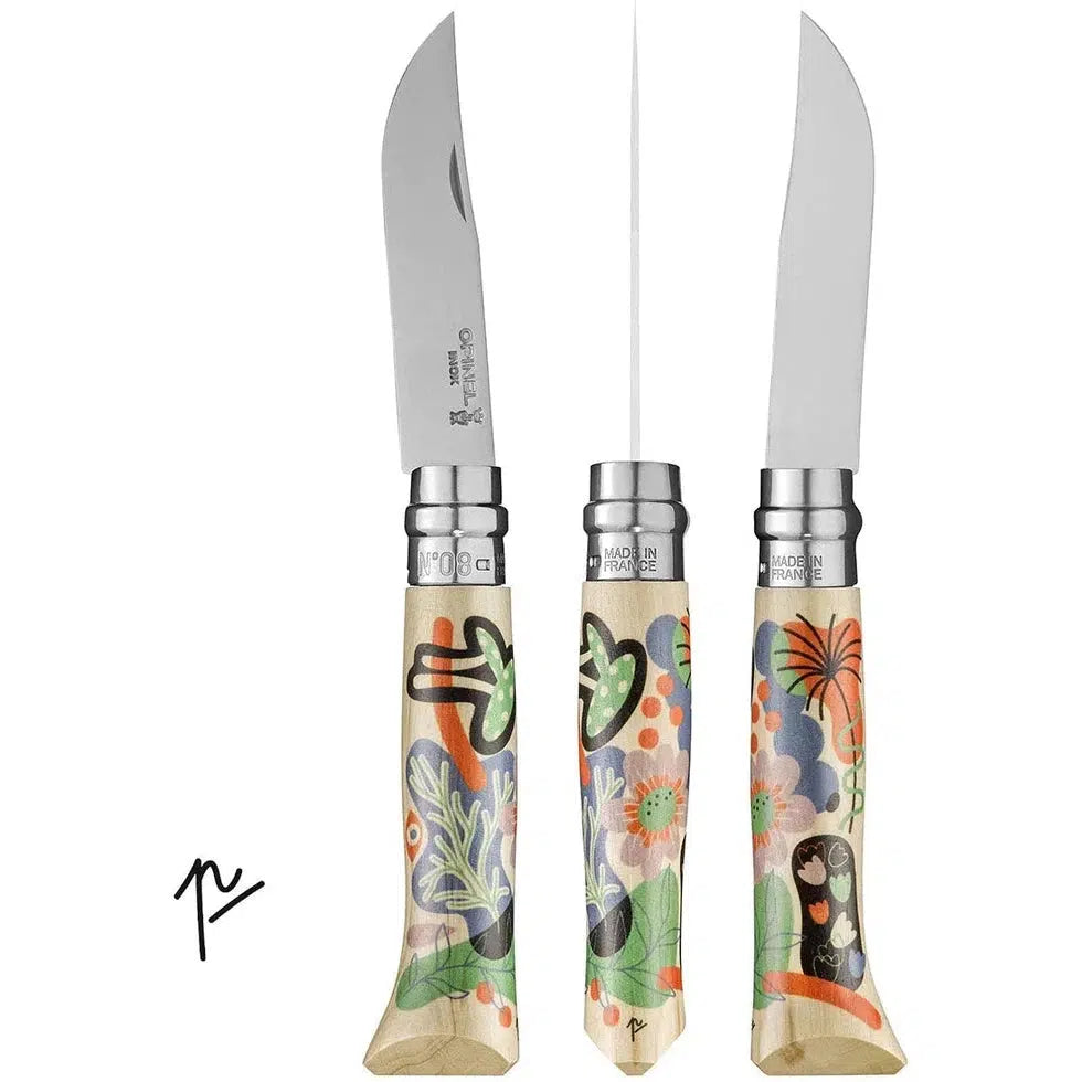 Opinel N.08 Artist Limited Nature Edition - Perinne Honoré-Camping - Accessories - Knives-Opinel-Appalachian Outfitters