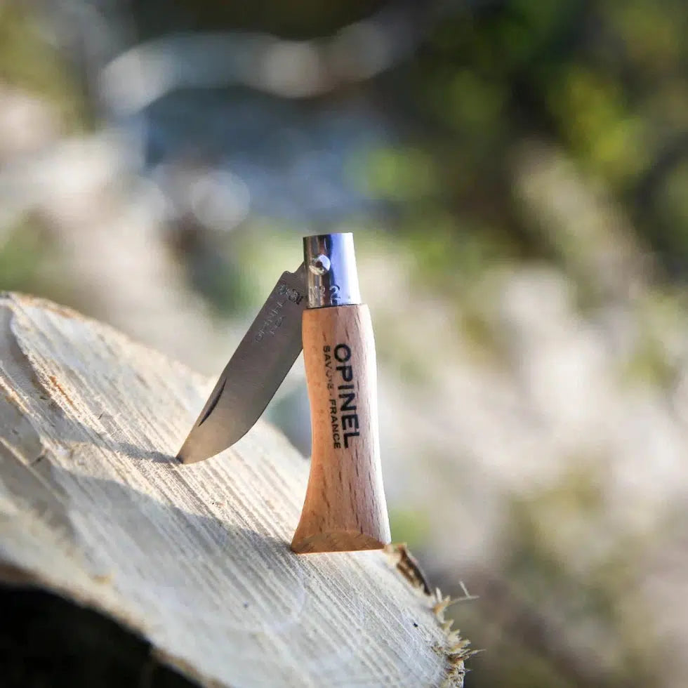 Opinel No.02 Stainless Steel Folding Knife-Camping - Accessories - Knives-Opinel-Appalachian Outfitters