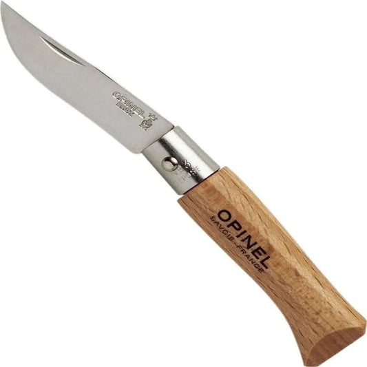 Opinel No.03 Stainless Steel Folding Knife-Camping - Accessories - Knives-Opinel-Appalachian Outfitters