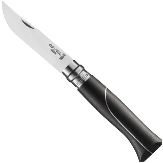Opinel No.08 Ellipse Ebony Folding Knife-Camping - Accessories - Knives-Opinel-Appalachian Outfitters