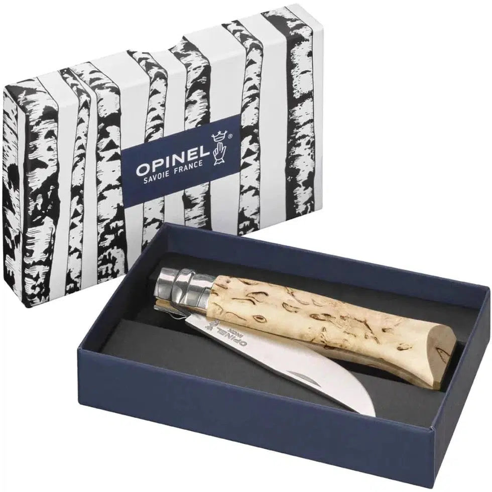 Opinel No.08 Limited Edition - "Sampo" Curly Birch-Camping - Accessories - Knives-Opinel-Appalachian Outfitters