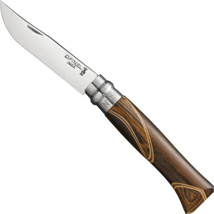 Opinel No.08 Stainless Steel Folding Knife - Bruno Chaperon-Camping - Accessories - Knives-Opinel-Appalachian Outfitters