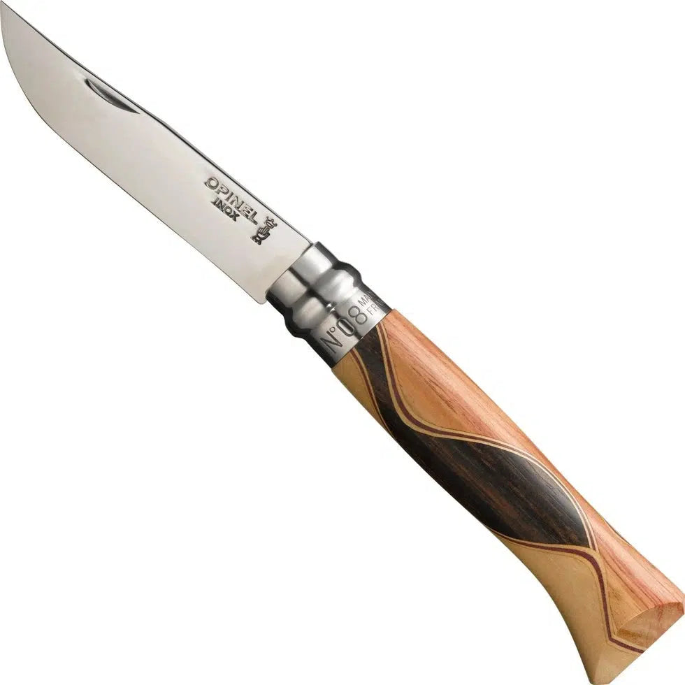 Opinel No.08 Stainless Steel Folding Knife - Bruno Chaperon-Camping - Accessories - Knives-Opinel-Appalachian Outfitters