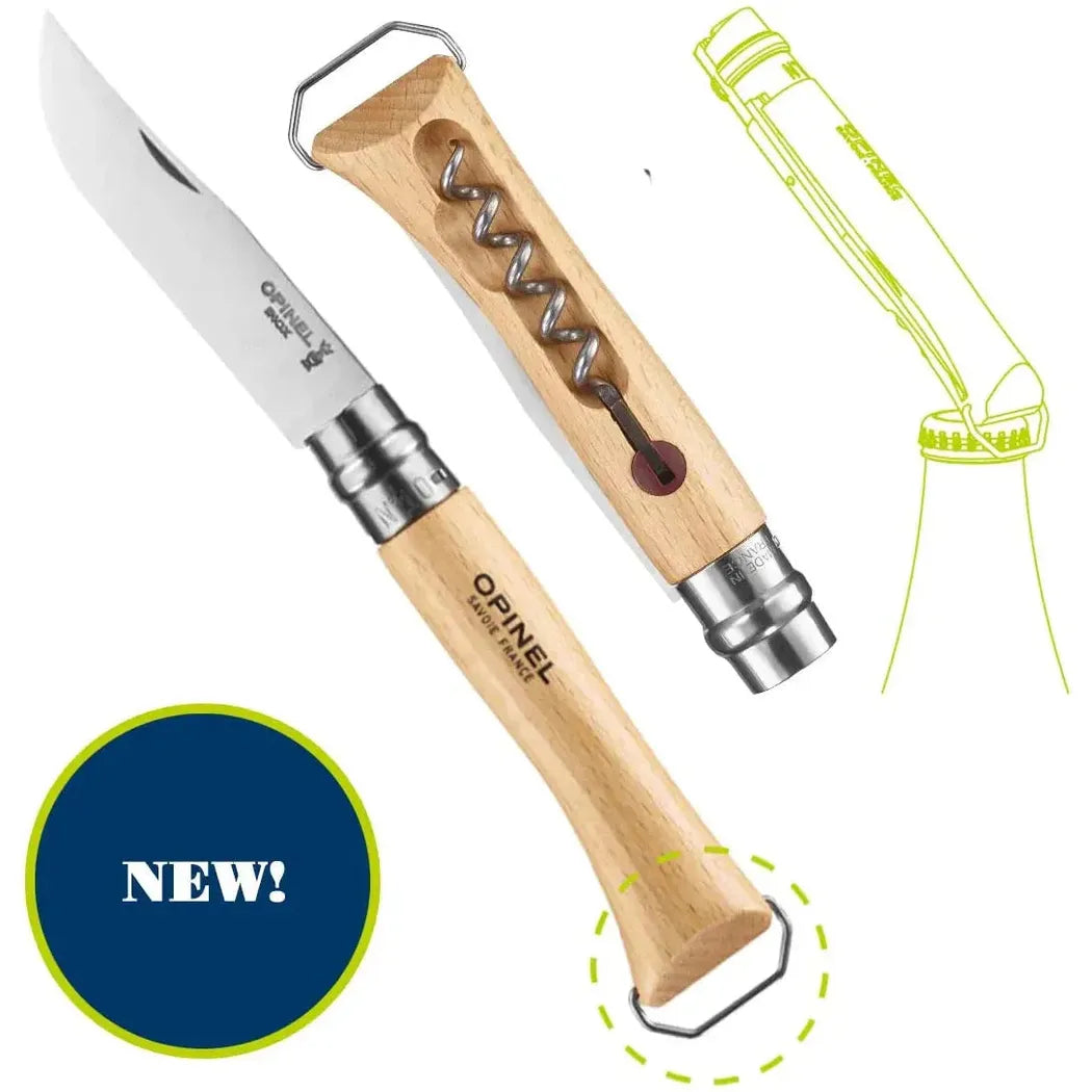 Opinel No.10 Corkscrew & Bottle Opener Knife-Camping - Accessories - Knives-Opinel-Appalachian Outfitters
