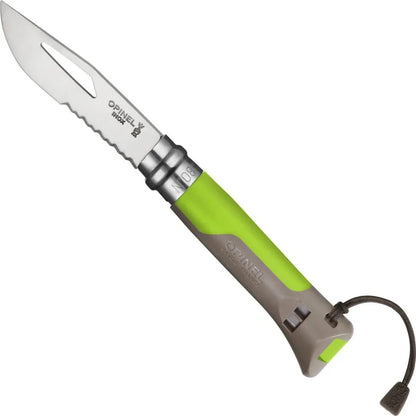 Opinel No.8 Stainless Steel Folding Knife - Outdoor-Camping - Accessories - Knives-Opinel-Green-Appalachian Outfitters