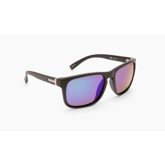 Optic Nerve Ziggy-Accessories - Sunglasses-Optic Nerve-Matte Black-Smoke w/ Green Mirror-Appalachian Outfitters