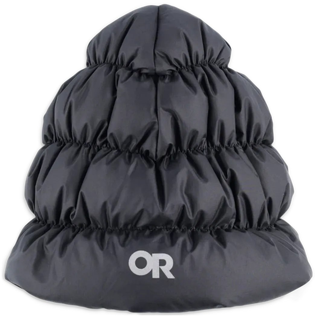 Outdoor Research Coldfront Down Beanie-Accessories - Hats - Unisex-Solid Black-S-M-Appalachian Outfitters