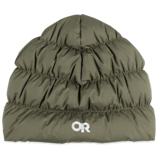 Outdoor Research Coldfront Down Beanie-Accessories - Hats - Unisex-Outdoor Research-Ranger Green-S-M-Appalachian Outfitters