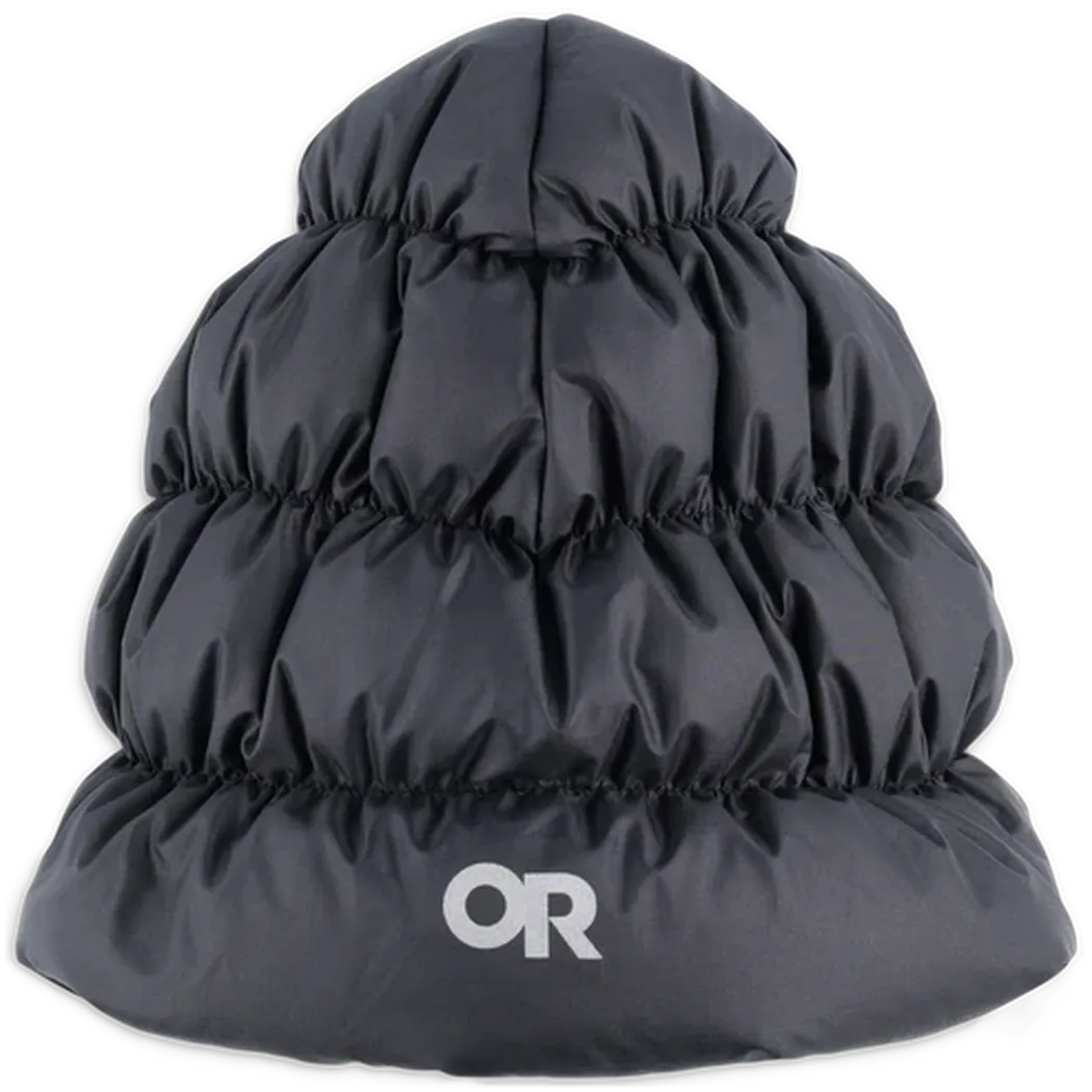 Outdoor Research Coldfront Down Beanie-Accessories - Hats - Unisex-Outdoor Research-Solid Black-S-M-Appalachian Outfitters