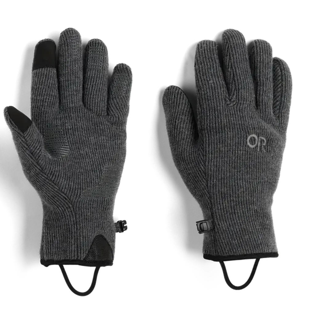Outdoor Research Men's Flurry Sensor Gloves-Accessories - Gloves - Men's-Outdoor Research-Charcoal-M-Appalachian Outfitters