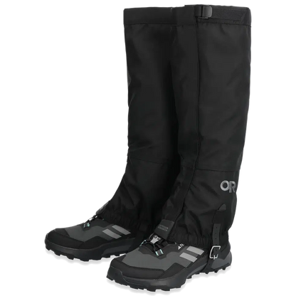 Outdoor Research Men's Rocky Mountains High Gaiters-Accessories - Gaiters-Outdoor Research-Black-S-Appalachian Outfitters