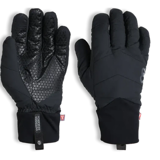 Outdoor Research Men's Stowe Aerogel Gloves-Accessories - Gloves - Men's-Outdoor Research-Black-S-Appalachian Outfitters