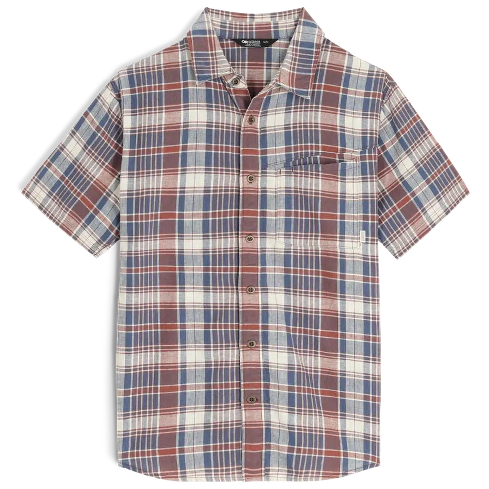 Outdoor Research Men's Weisse Plaid Shirt-Men's - Clothing - Tops-Outdoor Research-Brick-M-Appalachian Outfitters