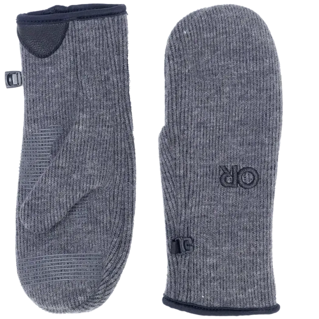 Outdoor Research Women's Flurry Mitts-Accessories - Gloves - Women's-Outdoor Research-Charcoal-S-Appalachian Outfitters