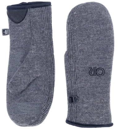 Outdoor Research Women's Flurry Mitts-Accessories - Gloves - Women's-Outdoor Research-Charcoal-S-Appalachian Outfitters