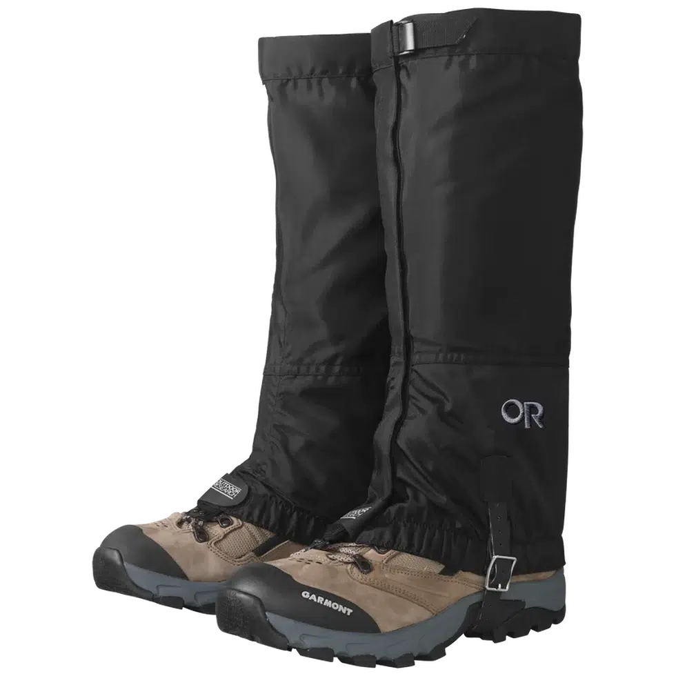 Outdoor Research Women's Rocky Mountain High Gaiters-Accessories - Gaiters-Outdoor Research-Black-S-Appalachian Outfitters